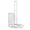 Portarrollo de Papel de Cocina Plateado Metal 18,5 x 31,5 x 18,5 cm (6