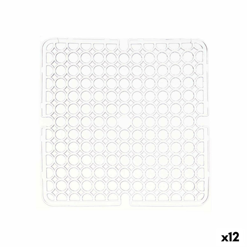 Alfombrilla Antideslizante Transparente Plástico 28 x 0,1 x 28 cm Fre Alfombrilla Antideslizante Transparente Plástico 28 x 0,1 x 28 cm Fre