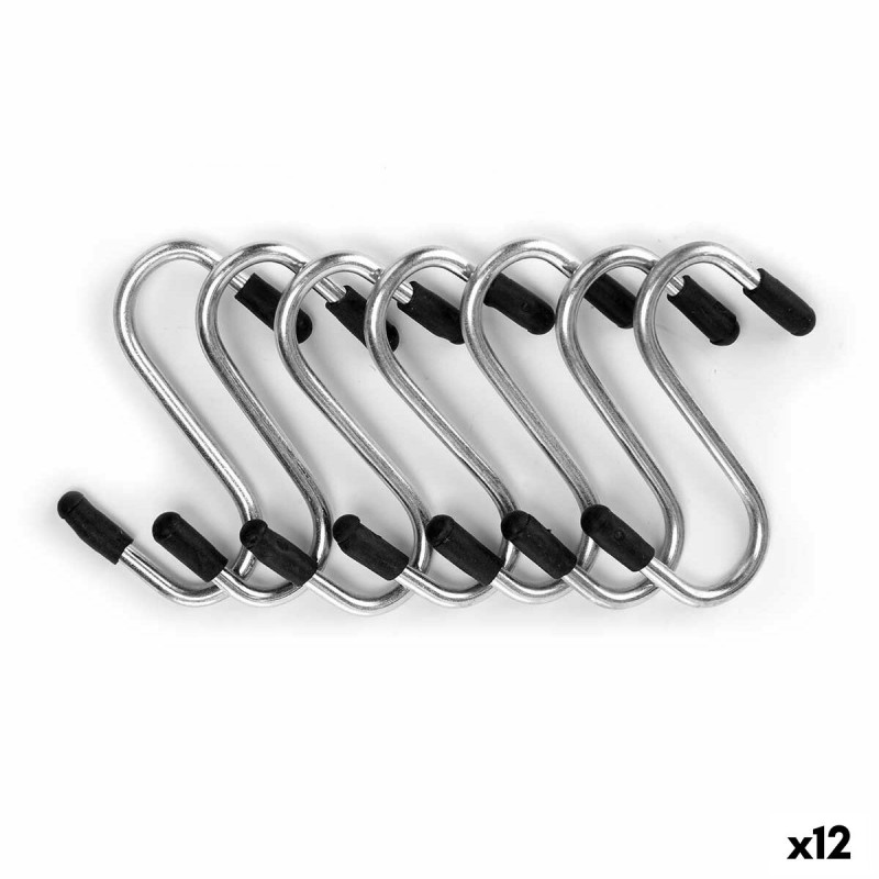 Gancho para colgar Set Plateado Metal 4,7 cm (12 Unidades) Gancho para colgar Set Plateado Metal 4,7 cm (12 Unidades)