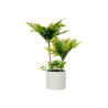 Planta Decorativa Palmera Plástico Cemento 12 x 45 x 12 cm (6 Unidade
