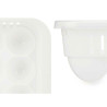 Huevera Blanco Transparente Plástico 17,5 x 7 x 28,5 cm (12 Unidades)