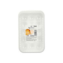 Huevera Blanco Transparente Plástico 17,5 x 7 x 28,5 cm (12 Unidades)