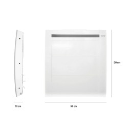 Emisor Térmico Digital Taurus Paradiso Ceramic Blanco 1000 W Pantalla