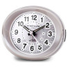 Reloj-Despertador Analógico Timemark Blanco Luz LED Silencioso Snooze