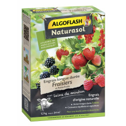 Fertilizante para plantas Algoflash Fresas, grosella, mora, arándano