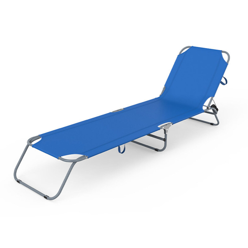 Marbueno Tumbona Plegable Acero Azul Oscuro Playa y Piscina 187X55X24 Marbueno Tumbona Plegable Acero Azul Oscuro Playa y Piscina 187X55X24
