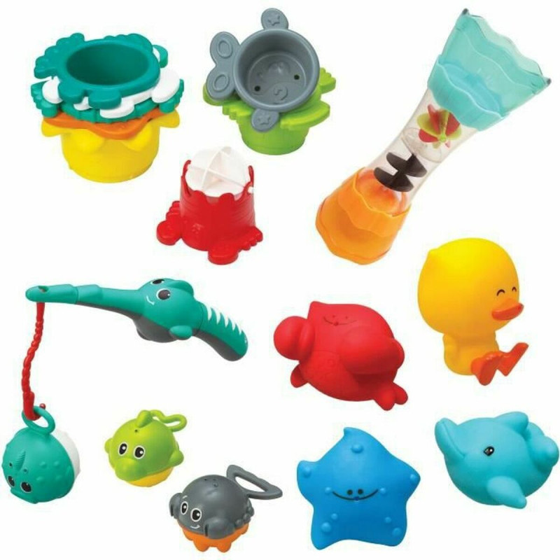 Set de Juguetes para el Baño Infantino Bath Set 17 Piezas acuático Set de Juguetes para el Baño Infantino Bath Set 17 Piezas acuático