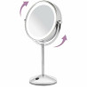 Espejo de Aumento con LED Babyliss 9436E Acero Acero Inoxidable Doble