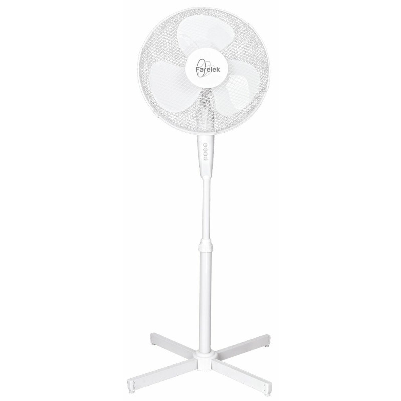 Ventilador de Pie FARELEK TENESSEE 50 W Blanco Ventilador de Pie FARELEK TENESSEE 50 W Blanco