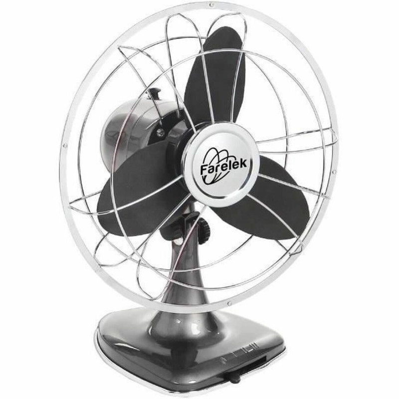 Ventilador de Sobremesa FARELEK Negro 30 W Ventilador de Sobremesa FARELEK Negro 30 W