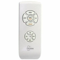 Ventilador de Techo con Luz FARELEK Ø 137 cm 100 W Blanco
