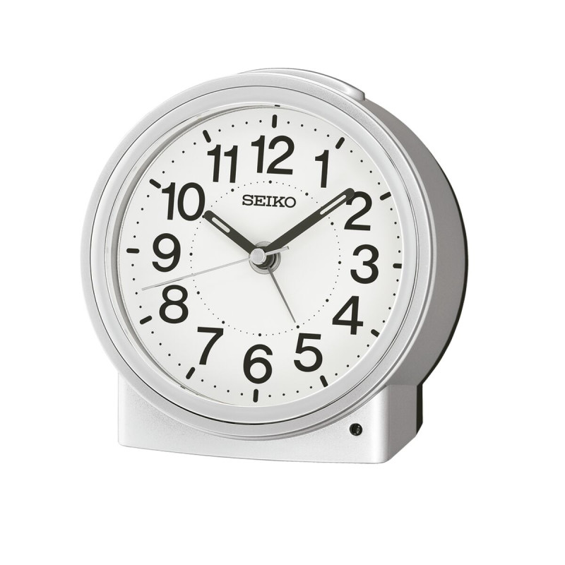 Reloj-Despertador Seiko QHE199S Plateado Reloj-Despertador Seiko QHE199S Plateado