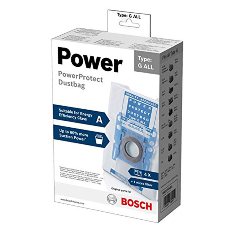 Bolsa de Recambio para Aspiradora BOSCH 28632360 4 Unidades Bolsa de Recambio para Aspiradora BOSCH 28632360 4 Unidades