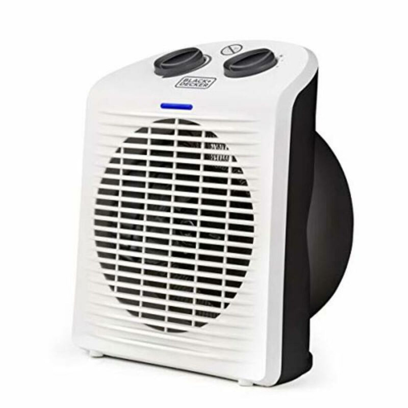 Calefactor Black & Decker BXSH2000E 2000 W Blanco Calefactor Black & Decker BXSH2000E 2000 W Blanco