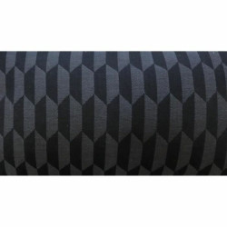 Tumbona Jardin Prive Negro Geométrico 132 x 55 x 35 cm Madera de haya