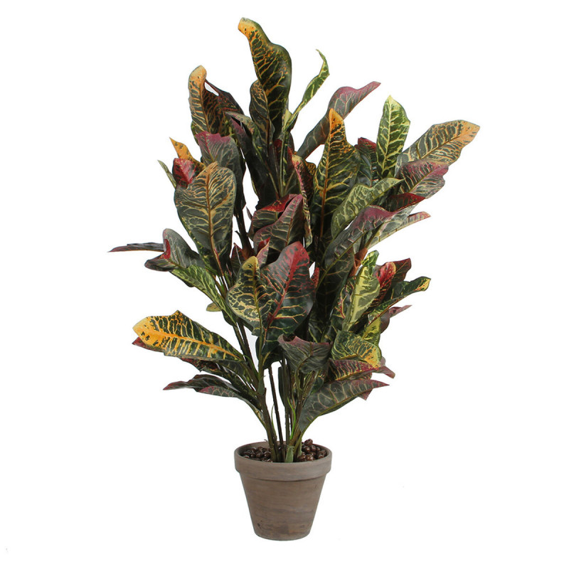 Planta Decorativa Mica Decorations Croton Verde PVC (73 x 40 cm) Planta Decorativa Mica Decorations Croton Verde PVC (73 x 40 cm)