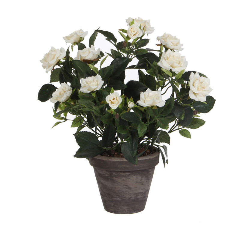 Planta Decorativa Mica Decorations Rosal Cerámica PVC Planta Decorativa Mica Decorations Rosal Cerámica PVC