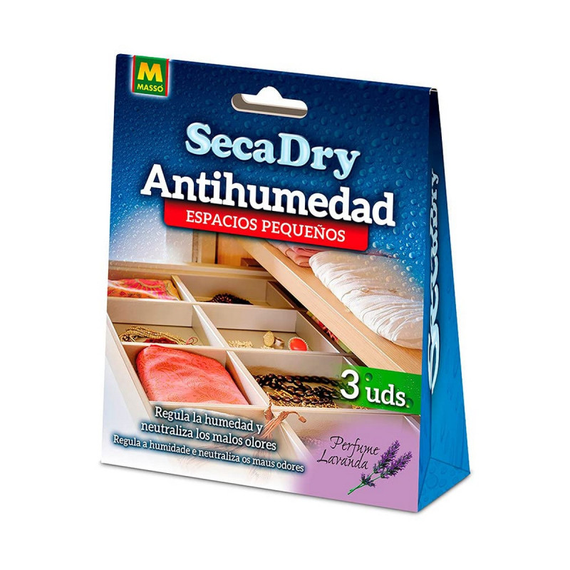 Antihumedad Massó Secadry 30 g Gel Bolsas 3 Piezas Antihumedad Massó Secadry 30 g Gel Bolsas 3 Piezas