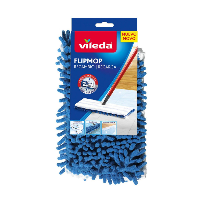 Recambio de Mopa Para Fregar Vileda Microfibras (45 x 12 cm) Recambio de Mopa Para Fregar Vileda Microfibras (45 x 12 cm)