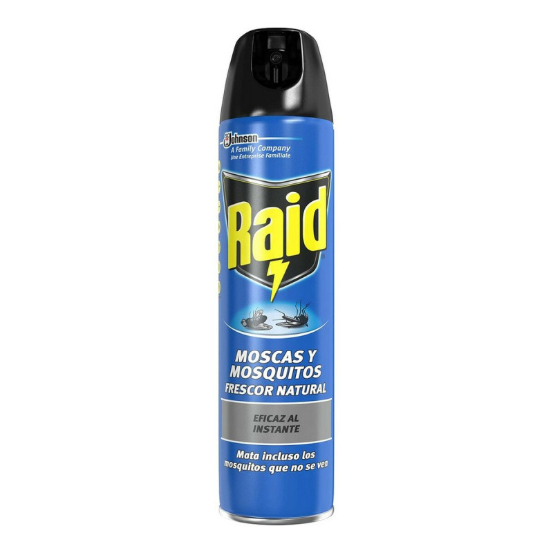 Insecticida Raid Moscas Mosquitos Fresco (600 ml) Insecticida Raid Moscas Mosquitos Fresco (600 ml)