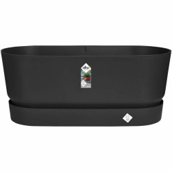 Jardinera Elho  Negro 60 cm Plástico