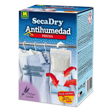 Antihumedad Massó 3 x 120 g Percha 3 Unidades