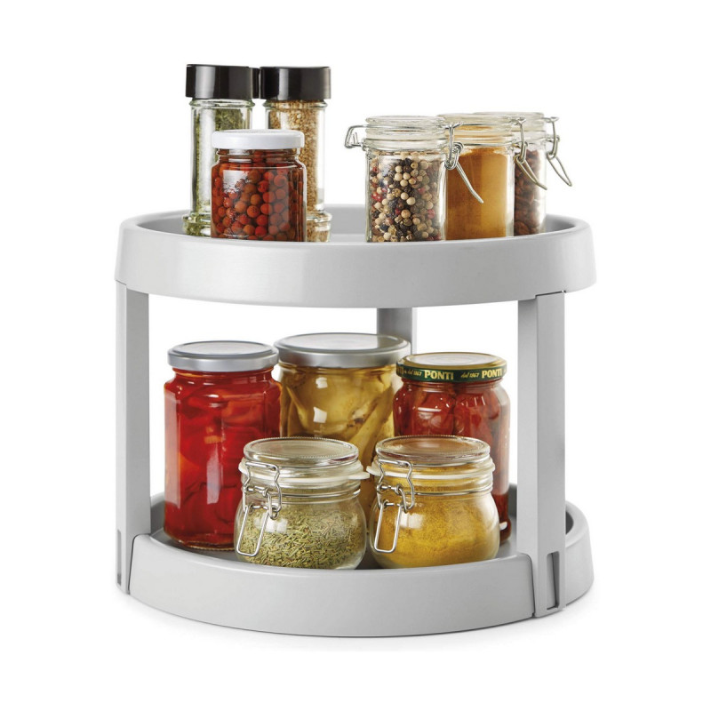 Organizador Multiusos Metaltex Giro-2 Gris Organizador Multiusos Metaltex Giro-2 Gris
