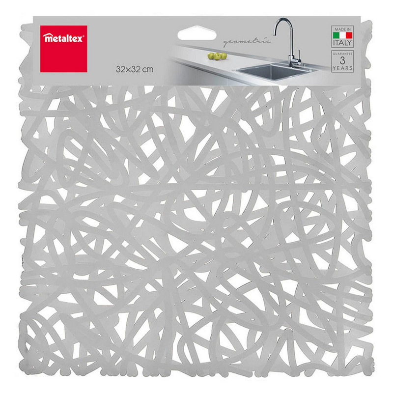 Escurridor para Fregadero Metaltex PVC Geométrico Multicolor 32 x 32 Escurridor para Fregadero Metaltex PVC Geométrico Multicolor 32 x 32