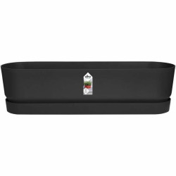 Jardinera Elho  Negro 70 cm Plástico