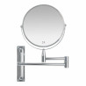 Espejo de Aumento Andrea House Extensible Cromado Plateado Metal (39 x