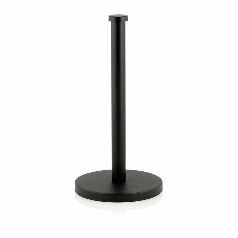 Portarrollo de Papel de Cocina Andrea House CC70004 Metal Negro mate