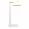 Toallero de Pie Andrea House ba72128 Blanco Metal 30 x 20 x 78 cm