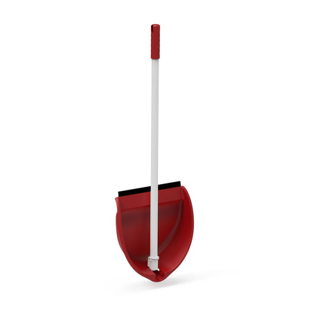 Recogedor Plastiken Blanco Rojo Plástico Plegable