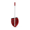Recogedor Plastiken Blanco Rojo Plástico Plegable