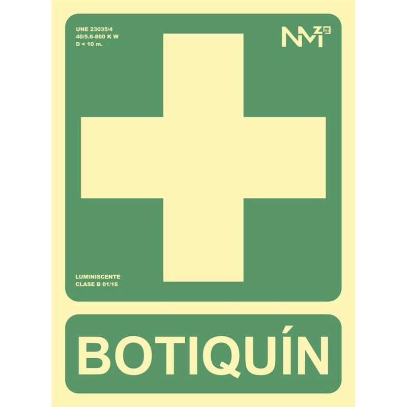 Señal Adhesiva Archivo 2000 Botiquín PVC 22,4 x 30 cm Señal Adhesiva Archivo 2000 Botiquín PVC 22,4 x 30 cm