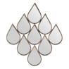 Espejo de pared 65 x 2,5 x 72,5 cm Dorado Metal