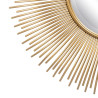 Espejo de pared Dorado Metal 80 x 6 x 80 cm