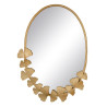 Espejo de pared 34 x 4 x 42 cm Dorado Metal
