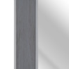 Espejo de pared 66 x 2 x 86 cm Gris Madera Blanco