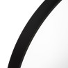 Espejo de pared Negro Aluminio Cristal 60 x 4 x 60 cm