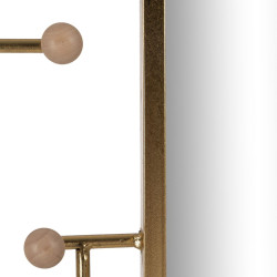 Espejo de pared Dorado Hierro 55 x 2,5 x 100 cm