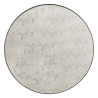 Espejo de pared Negro Cristal Hierro 90 x 90 cm