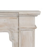 Frontal de chimenea Madera de abeto Madera MDF 108 x 21,5 x 101 cm
