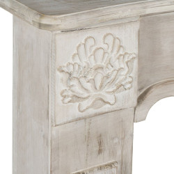 Frontal de chimenea Madera de abeto Madera MDF 116 x 20 x 102 cm