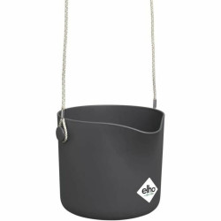 Maceta Colgante Elho  Negro Antracita Plástico Ø 18 cm