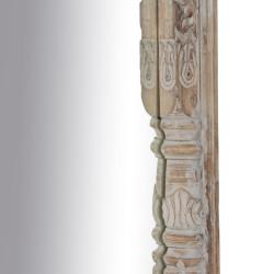 Espejo Vestidor Blanco Natural Cristal Madera de mango Madera MDF Vert