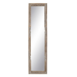 Espejo Vestidor Blanco Natural Cristal Madera de mango Madera MDF Vert