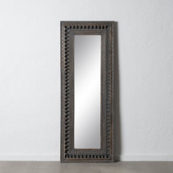 Espejo Vestidor Marrón oscuro Cristal Madera de mango Madera MDF Vert