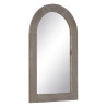 Espejo de pared Blanco Natural Cristal Madera de mango Madera MDF Vert