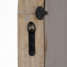 Espejo de pared Blanco Natural Cristal Madera de mango Madera MDF Vert